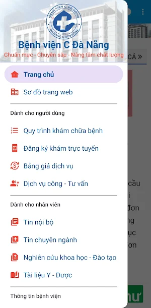 Bệnh viện C Đà Nẵng Screenshot 1