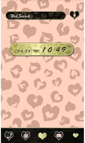 Chic Wallpaper Leopard Heart Screenshot 0