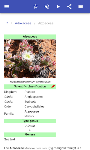 Plant families Screenshot 2
