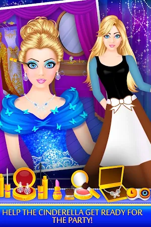 Cinderella Beauty Makeover : Princess Salon Screenshot 0