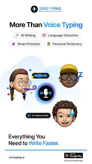 Zero Typing AI: Voice to Text Screenshot 0