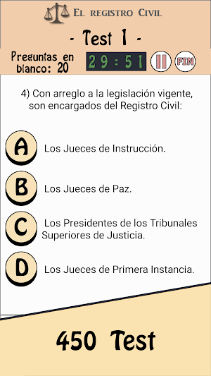 TestOpos Justicia Screenshot 3