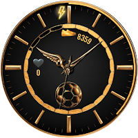 Gold Football Watch Face