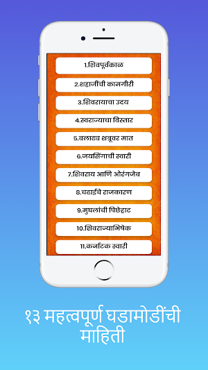छत्रपतींचा इतिहास Powada | Shivaji Maharaj History Screenshot 2