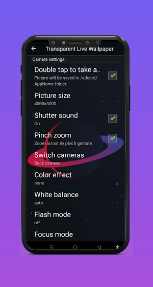 Transparent Pro Live Wallpaper Screenshot 2