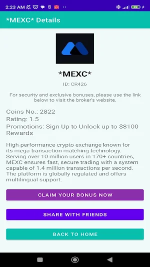 Crypto EXCHANGE Hunter Screenshot 3