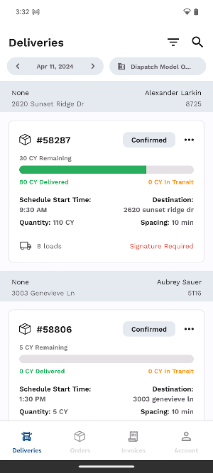 Command Alkon Customer Portal Screenshot 1
