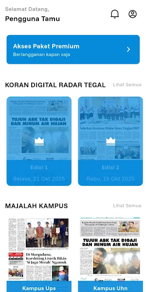 Koran Digital Radar Tegal Screenshot 0