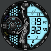 Hybrid Vivid Colors Watch Face