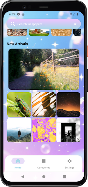Bright Wallpaper Screenshot 1