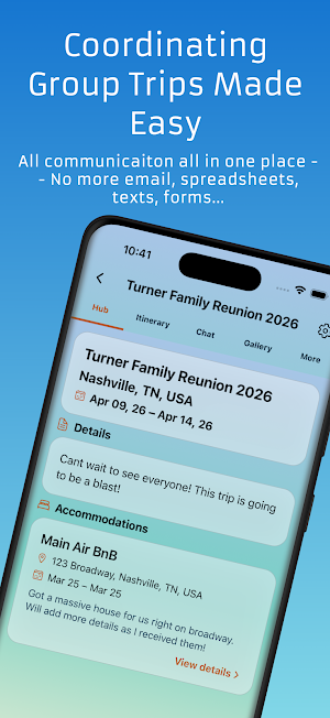 Breeze - Reunion Planner Screenshot 0