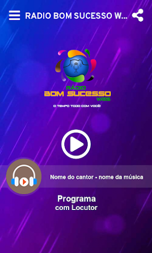 Rádio Bom Sucesso Web Screenshot 0