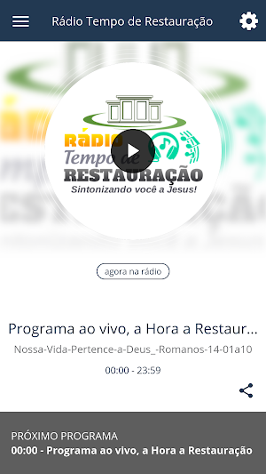 Rádio Tempo de Restauração Screenshot 0