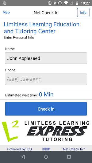 Limitless Learning Check In Screenshot 1
