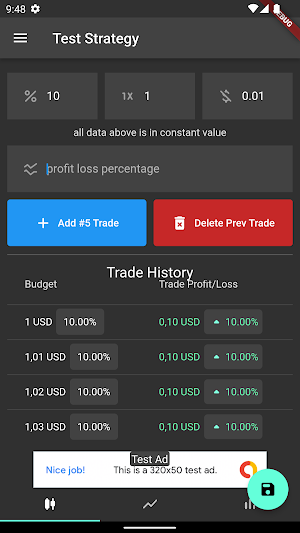 Simple Trading Backtester Screenshot 0