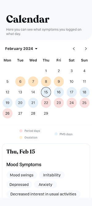 PMS Coach Screenshot 2