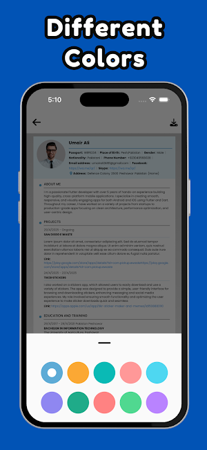 Europass Resume -  European CV Screenshot 3