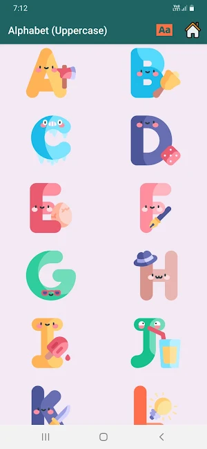 KidzApp - ABC, 123, Colors, 3D Shapes and Paint Screenshot 2