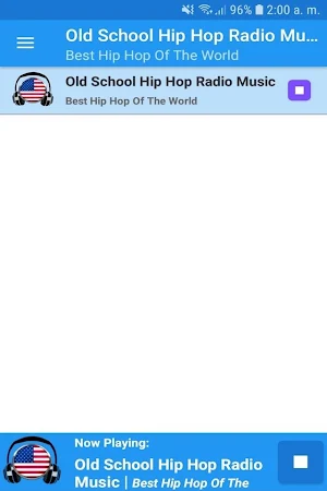 Old School Hip Hop Radio Music Screenshot 0