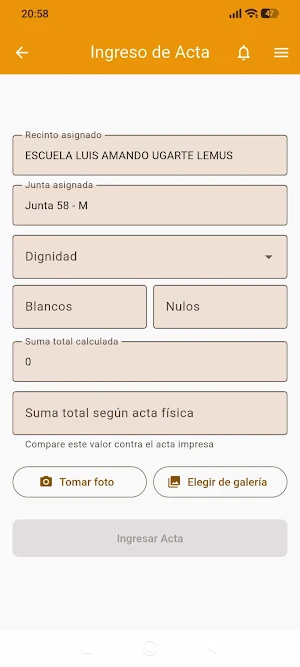 Control Electoral by Trackex Screenshot 2