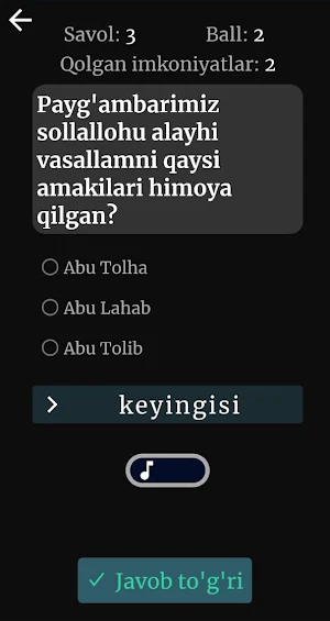 IslomiyTest Screenshot 3
