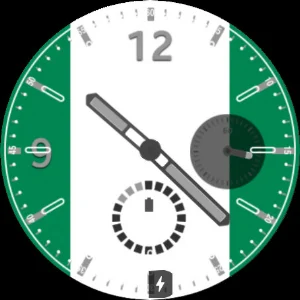 Nigeria Flag Watchface Screenshot 2
