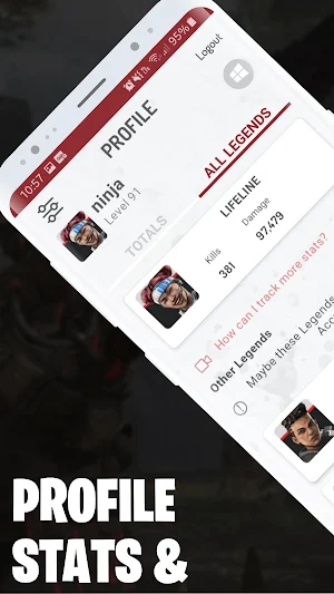 Stats for APEX Legends - Weapons, Map, Stickers Screenshot 0