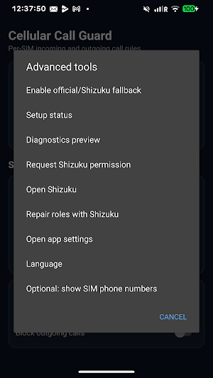 Cellular Call Guard Screenshot 3