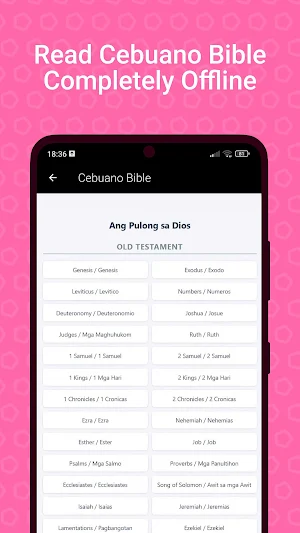 Cebuano Bible Offline Screenshot 1