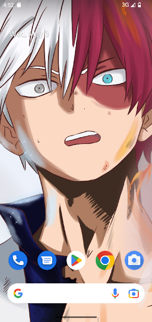 Shoto Todoroki Hero Wallpaper screenshot 1