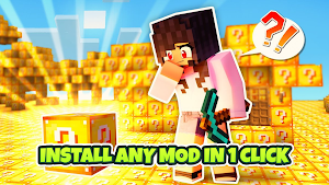 Lucky Block Mod for Minecraft Screenshot 1