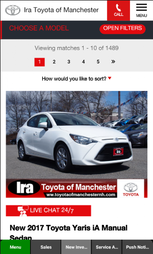 Ira Toyota of Manchester Screenshot 2