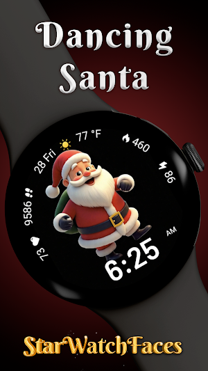 Dancing Santa - Animated WF Screenshot 0