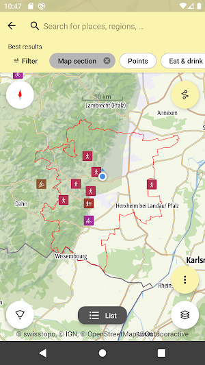 Südliche Weinstraße, Pfalz Screenshot 1
