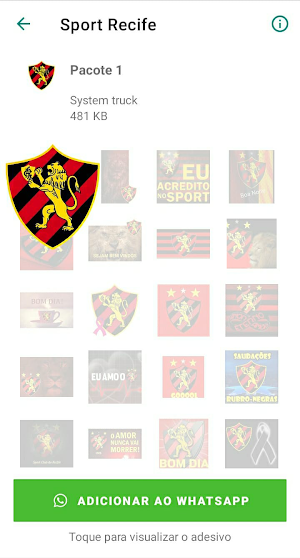Figurinhas do Sport Recife Screenshot 2