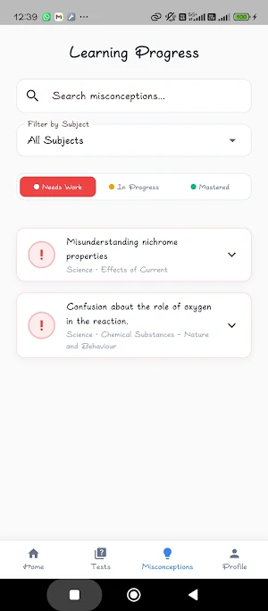 Misconcepts Screenshot 2