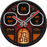 Hybrid TURAKON WS72 Watch face