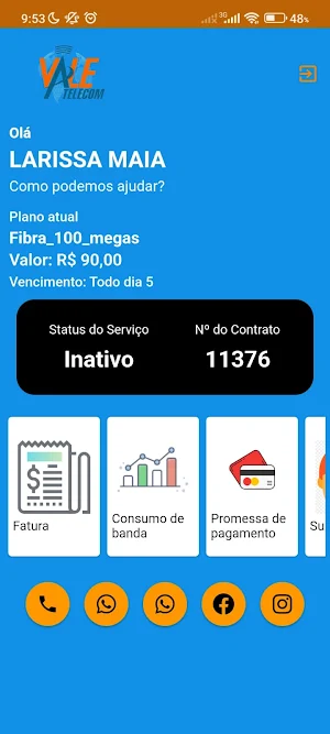 Valetelecom Screenshot 1