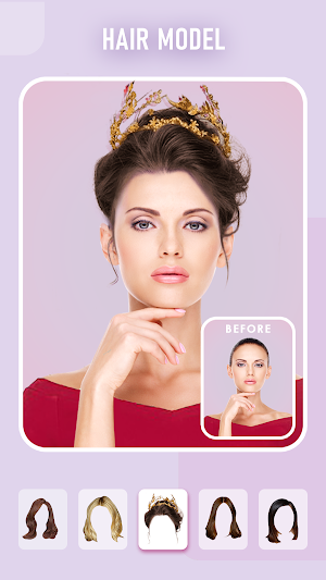 Hair Color & Style Editor Screenshot 3