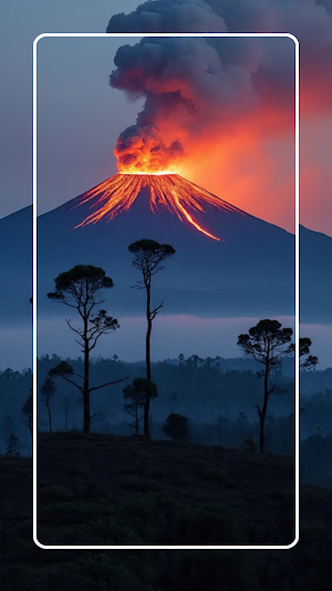 Volcano Wallpaper 4K HD Screenshot 3