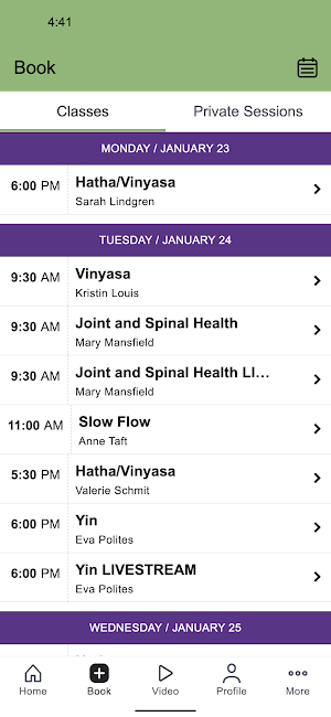 Just Be Yoga Studio Screenshot 1