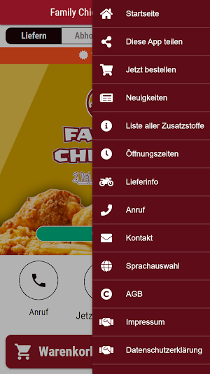 Family Chicken Schweinfurt Screenshot 2