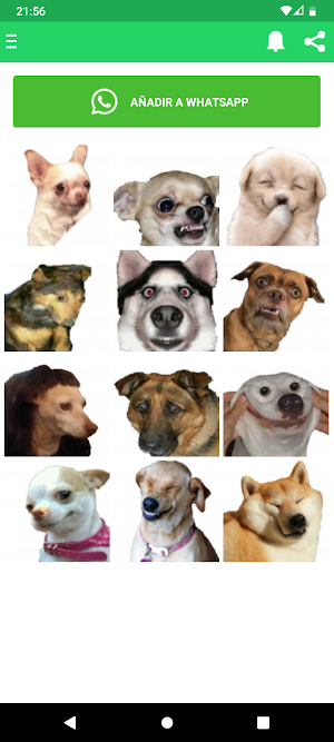 Stickers de perros graciosos Screenshot 1