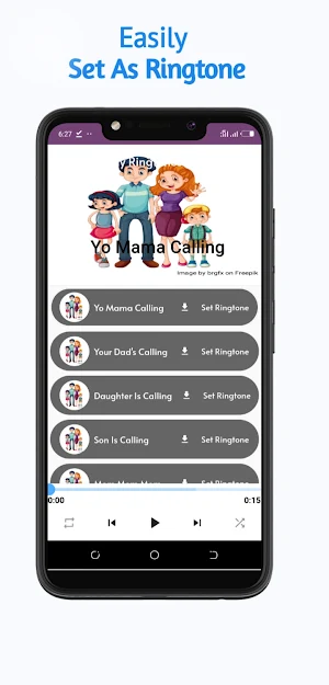Family Ringtones - Contacts Screenshot 2