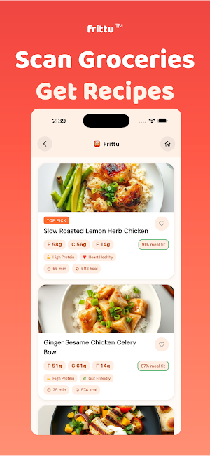 Frittu: All-In-One Recipe App Screenshot 0