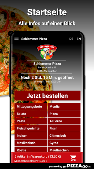 Schlemmer Pizza Mainaschaff Screenshot 1