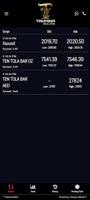 Tahmina Bullion Screenshot 0