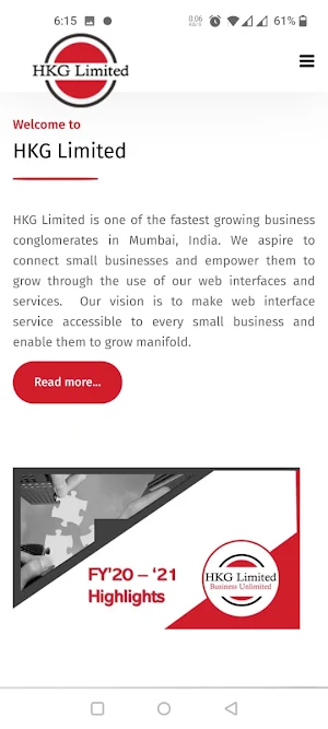 HKG Limited Screenshot 1