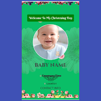 Baby Christening Invitation