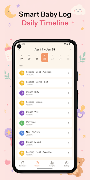 Baby Care Tracker Newborn Logs Screenshot 2